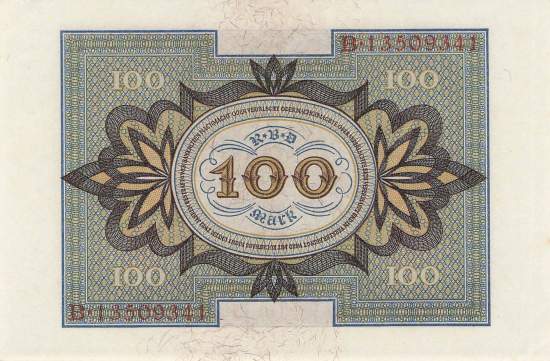 100 Mark 1920 ro.67b H/B